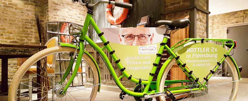 Fahrradbeschriftung Flensburg und Fahrradschilder